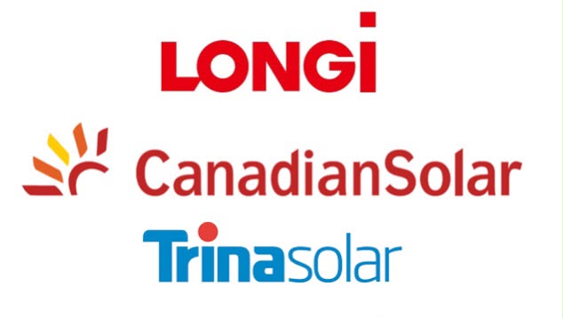 LONGi · Canadian Solar · Trina Solar